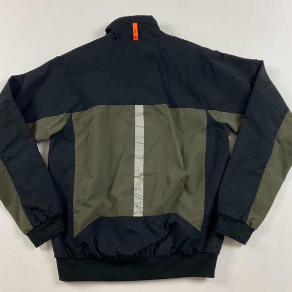 RLX Ralph Lauren McKinley Jacket Mens Medium Olive Green Black Nylon - Picture 2 of 13